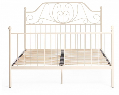 Кровать ERIC Wood slat base металл, 160*200 см (Queen bed), Белый (butter white) фото Кровать ERIC Wood slat base металл, 160*200 см (Queen bed), Белый (butter white). Фото №2