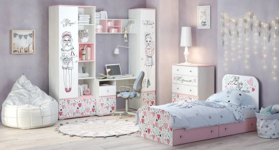 Стол письменный Малибу,древесина коричневая светлая ясень. Фото №5