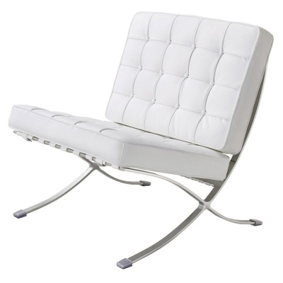 Кресло Barcelona белое. Фото