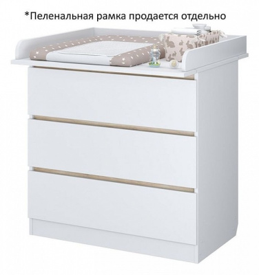 Комод Polini kids Simple 1980, белый. Фото