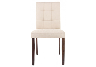 Стул деревянный Madina dark walnut / fabric cream фото Стул деревянный Madina dark walnut / fabric cream. Фото