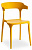Стул TON (mod. PP-106) пластик, 50 х 50 х 76 см, желтый 037 (поставляется по 4 шт)