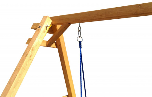 Качели детские Р911-18, коричневый. Фото №6