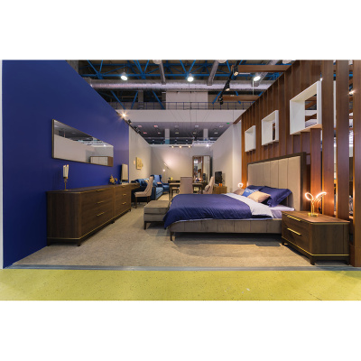 Кровать с ортопедическим основанием и ящиком 1.4 Модерн Лайт Серебряный дождь. Фото