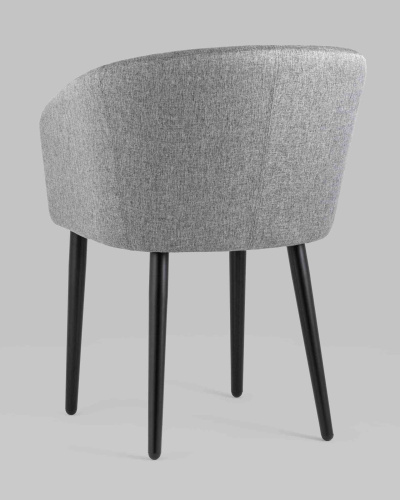 Кресло Ральф рогожка тёмно-серый. Фото №7