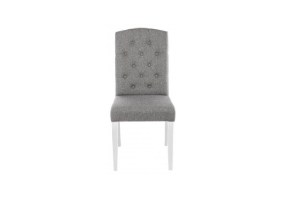 Стул деревянный Menson white / fabric pebble фото Стул деревянный Menson white / fabric pebble. Фото