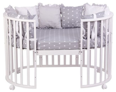 Кроватка Polini Kids Simple 930, белый. Фото №4