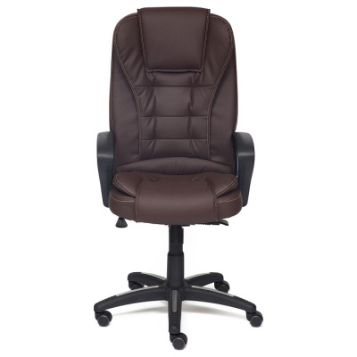 Компьютерное кресло BARON [кож/зам, коричневый/коричневый перфорированный, 36-36/36-36/06]  id -. Фото №2