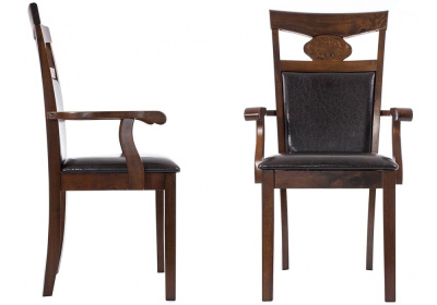 Стул деревянный Кресло Luiza dirty oak / dark brown фото Стул деревянный Кресло Luiza dirty oak / dark brown. Фото