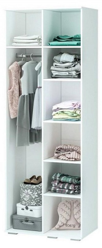 Шкаф платяной Мемори,бежевый. Фото №3