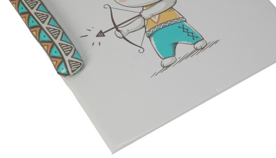 Доска пеленальная Polini kids Храбрый мишка,. Фото