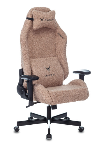 Кресло игровое Knight T1 коралловый экомех с подголов. крестовина металл. Фото №3