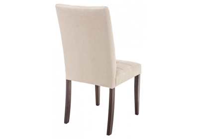 Стул деревянный Madina dark walnut / fabric cream фото Стул деревянный Madina dark walnut / fabric cream. Фото