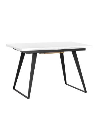 Стол обеденный Йорк раскладной 120-160*80 белый. Фото