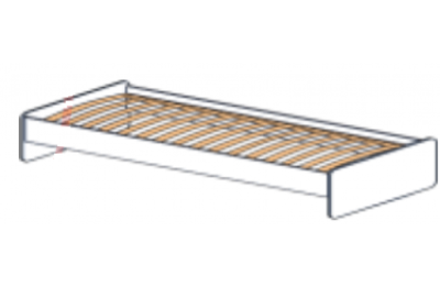 Кровать односпальная на каркасе Силуэт. Фото №2