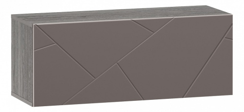 Шкаф навесной Summit НМ 014.21-01 (открывание вниз) , Софт Графит, Ясень Анкор темный фото Шкаф навесной Summit НМ 014.21-01 (открывание вниз) , Софт Графит, Ясень Анкор темный. Фото №1