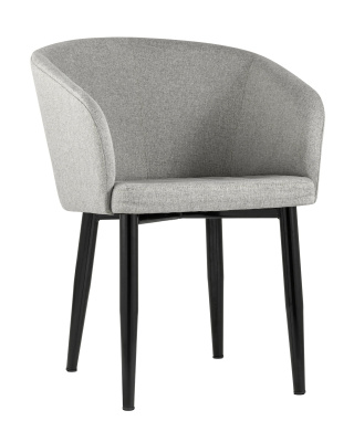 Кресло Ральф рогожка серый. Фото №2