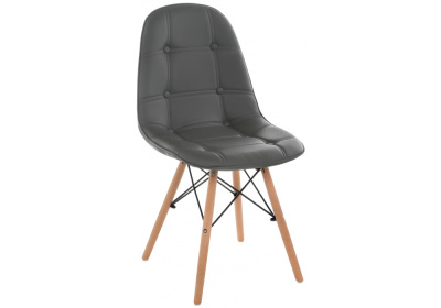 Стул деревянный Kvadro серый. Фото