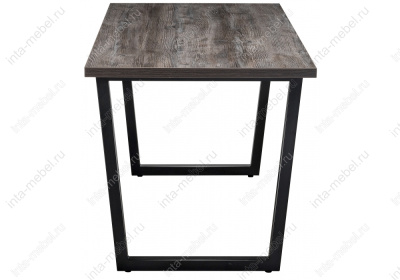 Стол деревянный Эльпатия 150 дуб рошелье / черный матовый. Фото №4