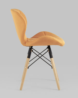 Стул Бон рогожка оранжевый. Фото