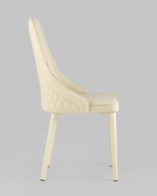 Стул Луис экокожа кремовый. Фото