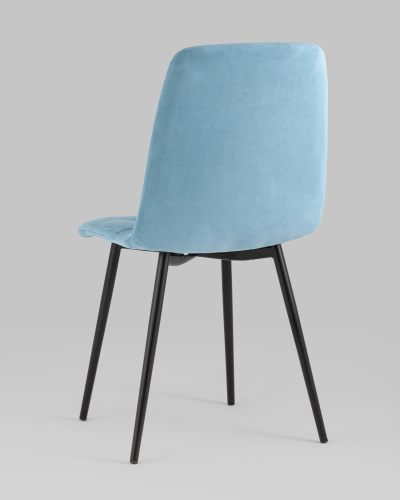 Стул Oliver велюр пыльно-голубой. Фото №7