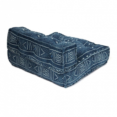 Модуль мягкий со спинкой Secret De Maison VERONA (mod. 10096) cotton Kilim, 80х80х43см, синий. Фото №2