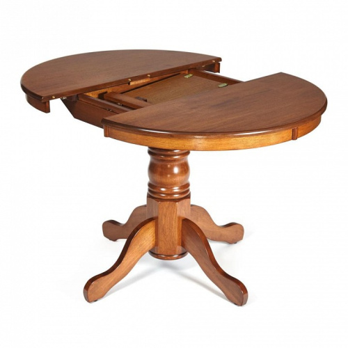 Стол NAVARRESE (mod. E-R36R+12AV NMO-2A) дерево гевея/мдф, 90+30х76см, rustic oak (дуб). Фото №2