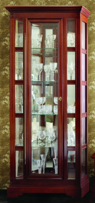 Шкаф с витриной Полонез ММ-174-01. Фото