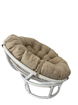 Кресло Папасан 23/01, цвет: белый. Фото №4