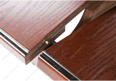 Стол деревянный Леджер вишня / патина. Фото