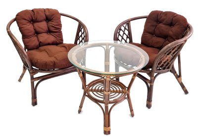 Комплект Багама дуэт с коричневыми подушками. Фото №2