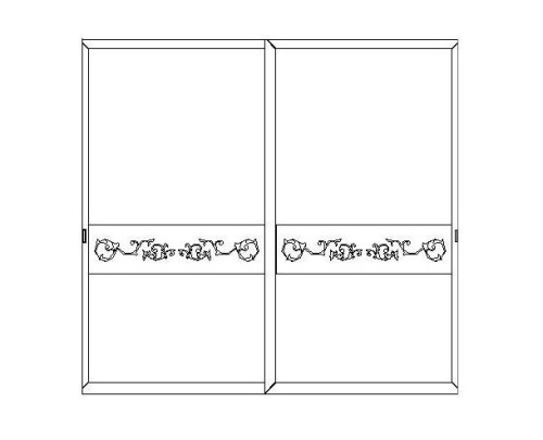 Шкаф-купе для одежды Соната ММ-283-01/02Р-1. Фото №1