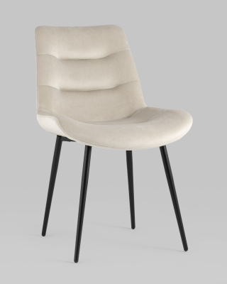 Стул Остин велюр бежевый. Фото