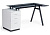 Стол Torvi white / black