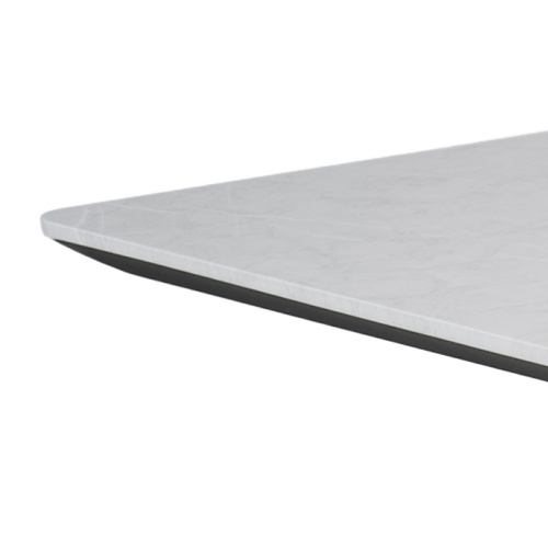 Стол Лунд раскладной 140-180 ОРЕХ-Мрамор Бьянко. Фото №6