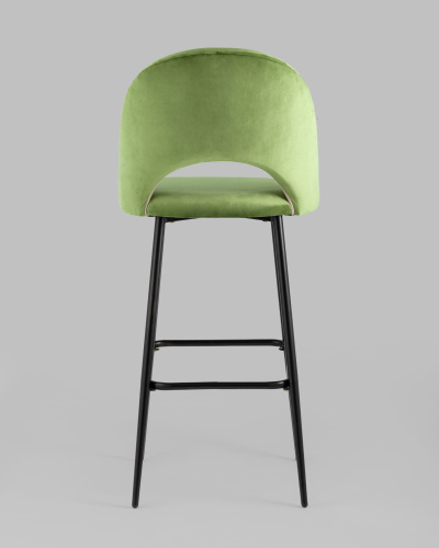 Стул барный Меган велюр травяной. Фото №6