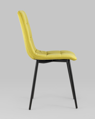 Стул Oliver велюр золотистый. Фото №4