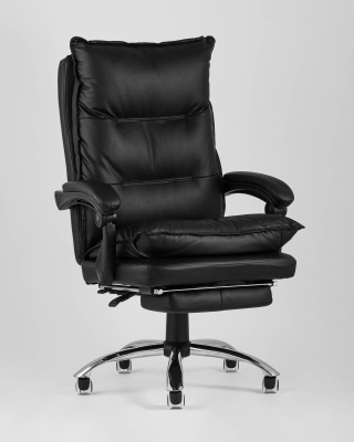 Кресло руководителя TopChairs Alpha черное фото Кресло руководителя TopChairs Alpha черное. Фото №3