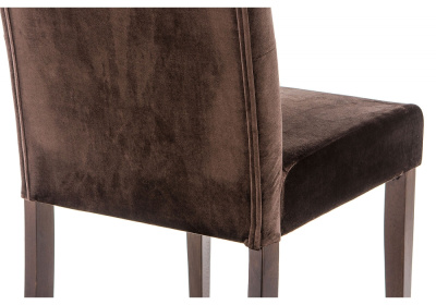 Стул деревянный Menson dark walnut / fabric brown фото Стул деревянный Menson dark walnut / fabric brown. Фото