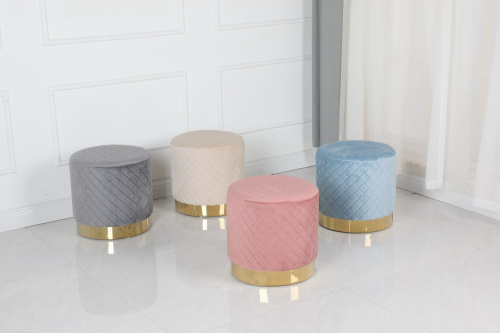 Пуф FS-002-40 пепельно розовый. Фото №7