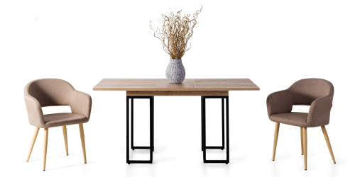 Стол раскладной обеденный Loft 120 Дуб натур. Фото №13