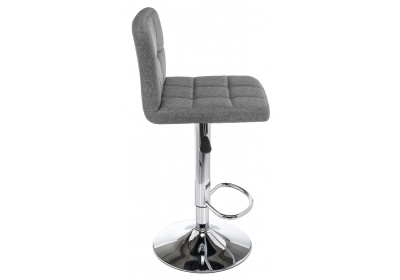 Барный стул Paskal grey fabric. Фото №3