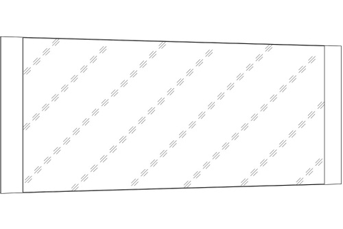 Зеркало НМ 011.90 Ясень Анкор темный. Фото №2