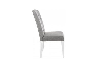Стул деревянный Menson white / fabric pebble фото Стул деревянный Menson white / fabric pebble. Фото