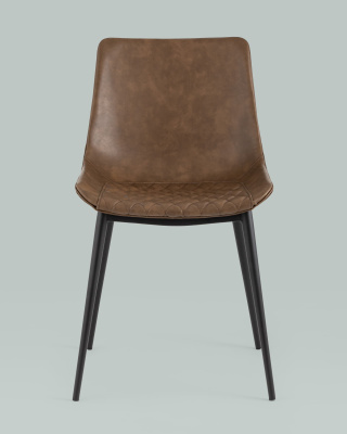 Стул TEXAS экокожа коричневый. Фото