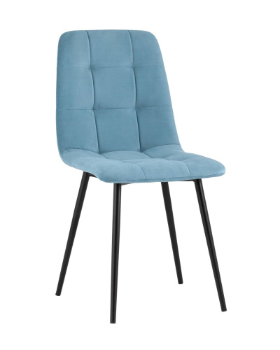 Стул Oliver велюр пыльно-голубой. Фото №1